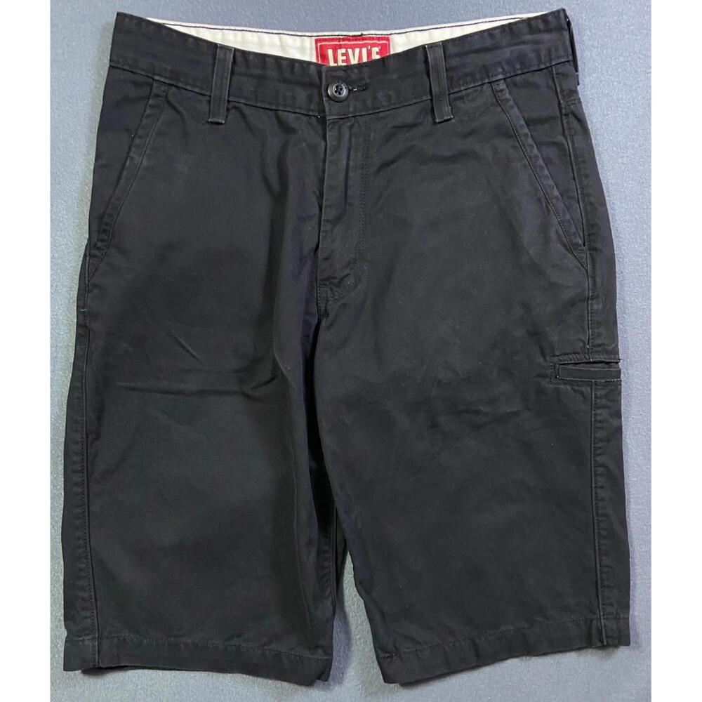 Levi’s The Original Jeans Men’s Black  Shorts Size 31x12 Cotton Denim Batwing
